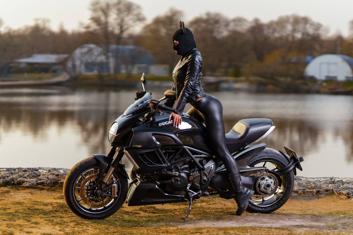 girl sport bike ducati, Илья Пистолетов