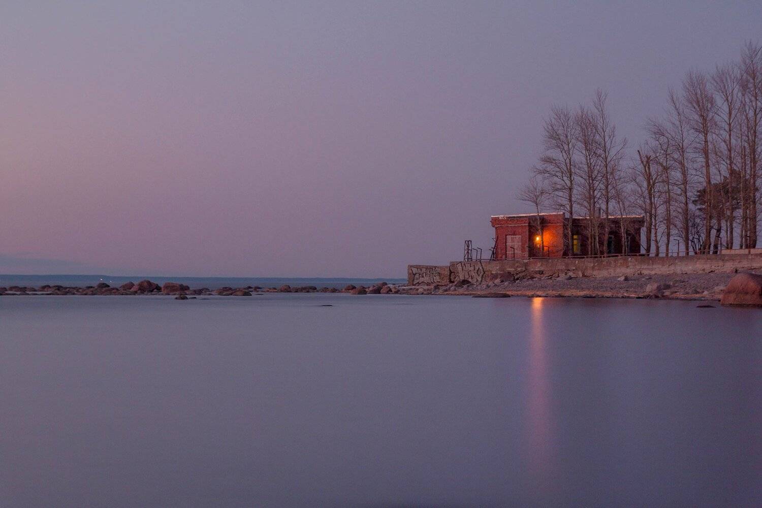 выдержка, залив, сумерки, Павел Ващенков