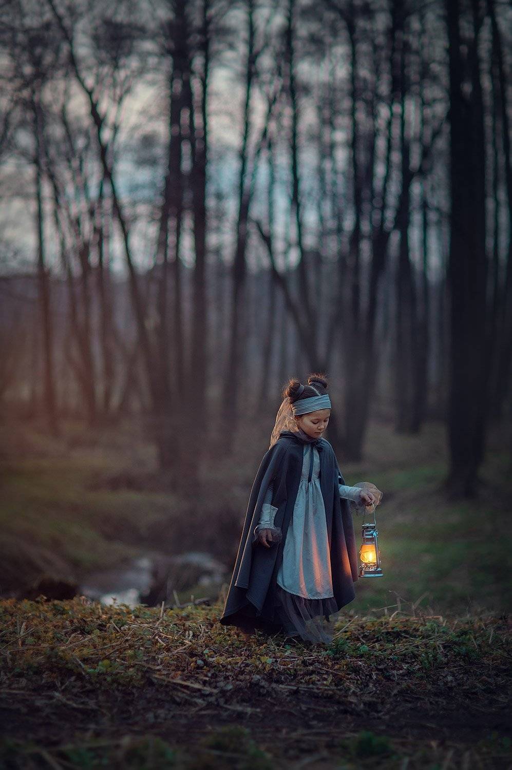 десткий фотограф, вечер, детская фотография, лес, весна, Катрин Белоцерковская