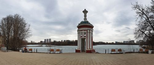 Панорама городского парка