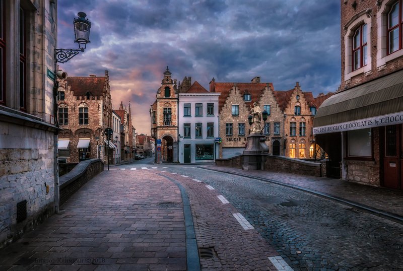 brugge, bruges, brügge, утро, город, бельгия Брюгге. Утро фото превью