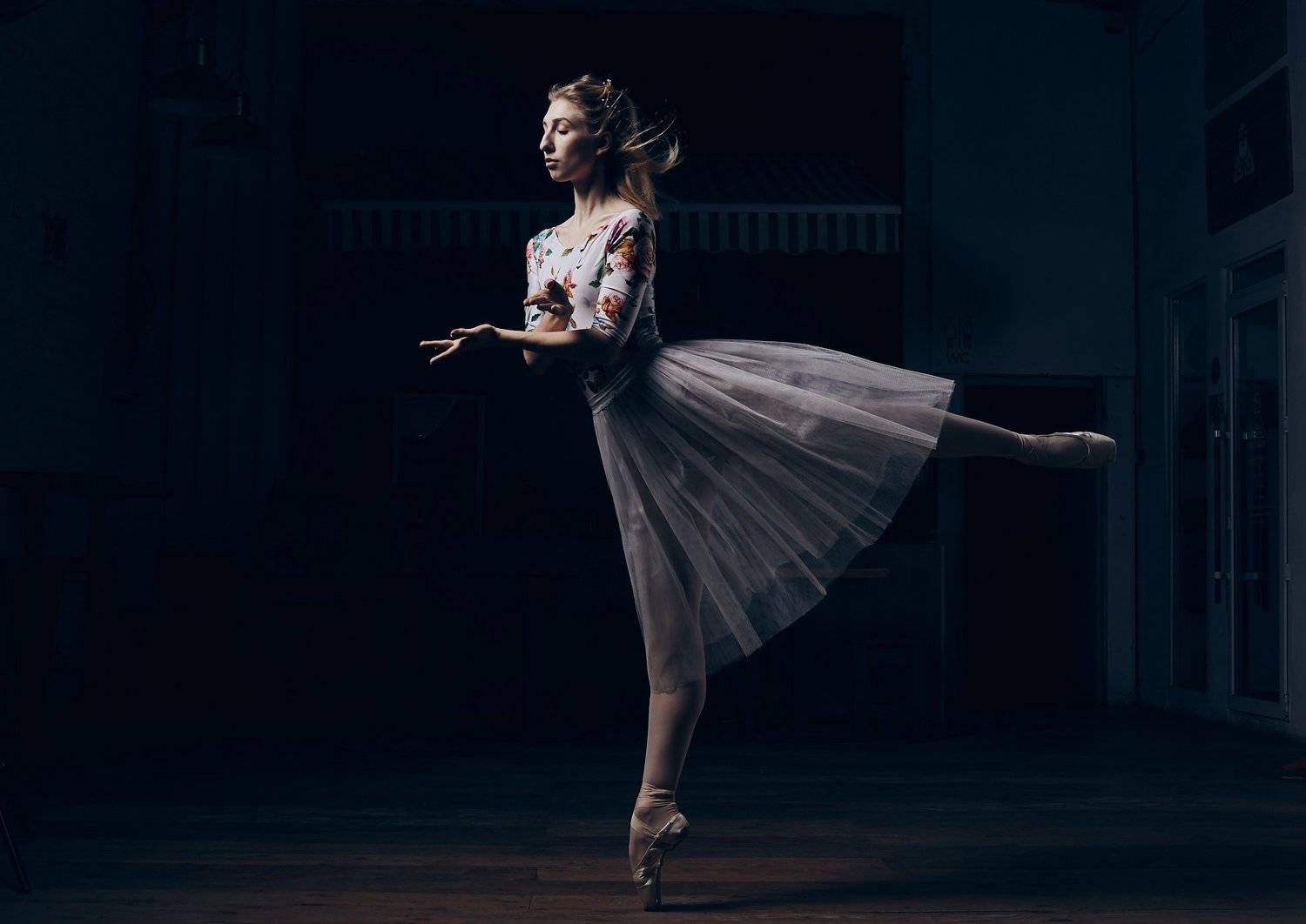 portrait, model, models, female, girl, girls, studio, dark, black, ballet, , Max Solve