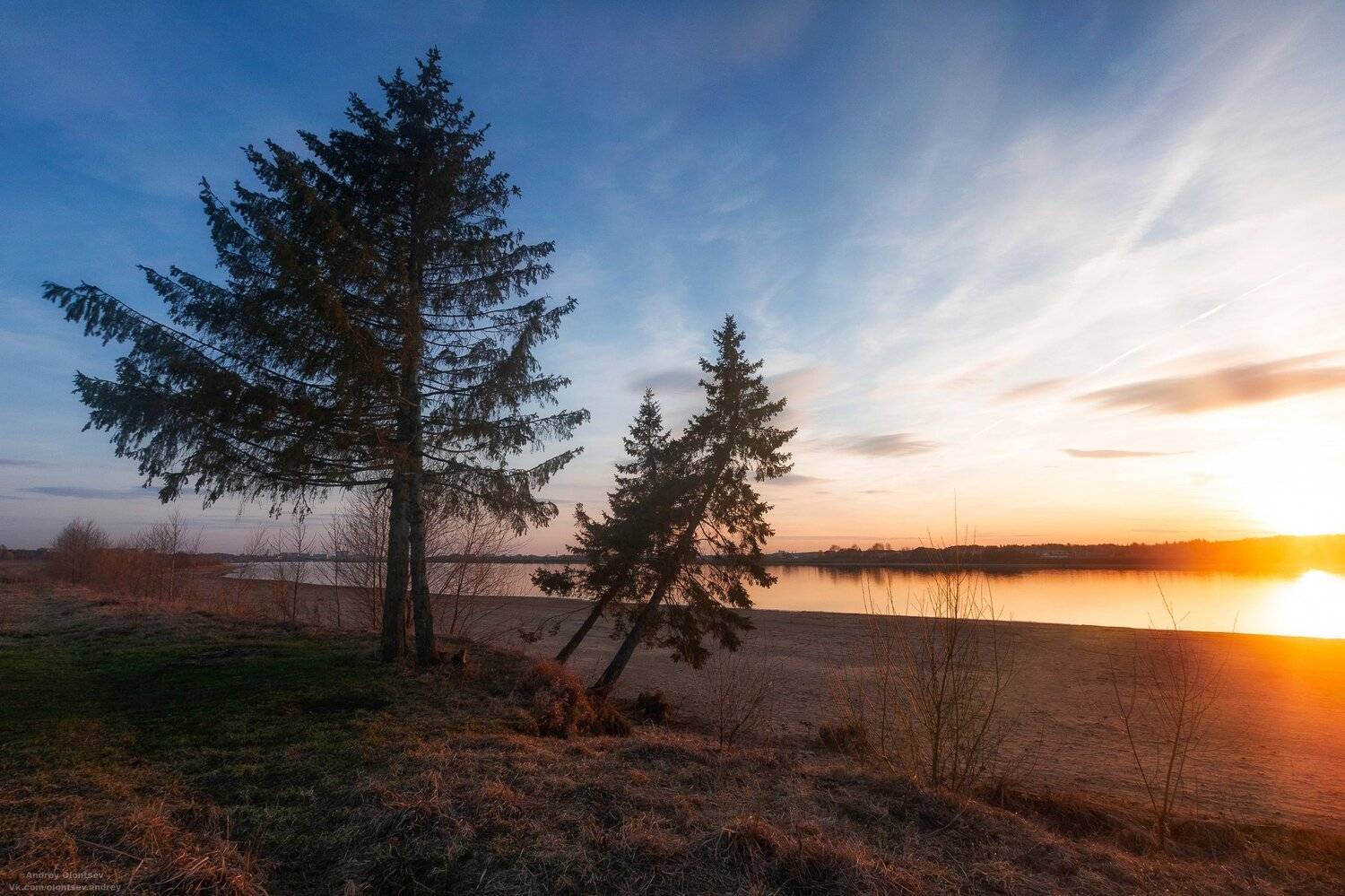 солнце, россия, рассвет, природа, подмосковье, погода, пейзажи, пейзаж, отражение, наукоград, красота, дубна, вода, весна, weather, water, spring, russia, reflection, naukograd, nature, moscow, landscape, dawn, canon, dubna, beauty, Андрей Олонцев