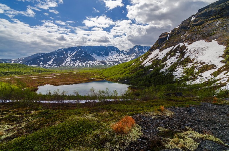 природа, пейзаж, север, кольский, панорама, природа россии, дикая природа, горы, хибины Хибины фото превью