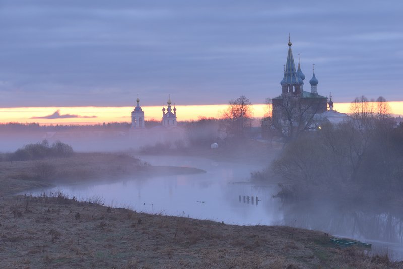 Апрельские туманы в Дунилово... фото превью