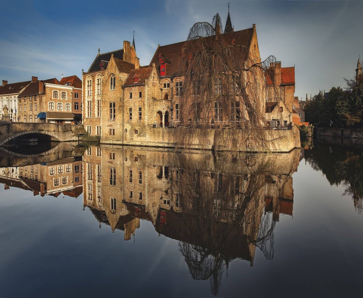 город, канал, бельгия, брюгге, Александр Безмолитвенный