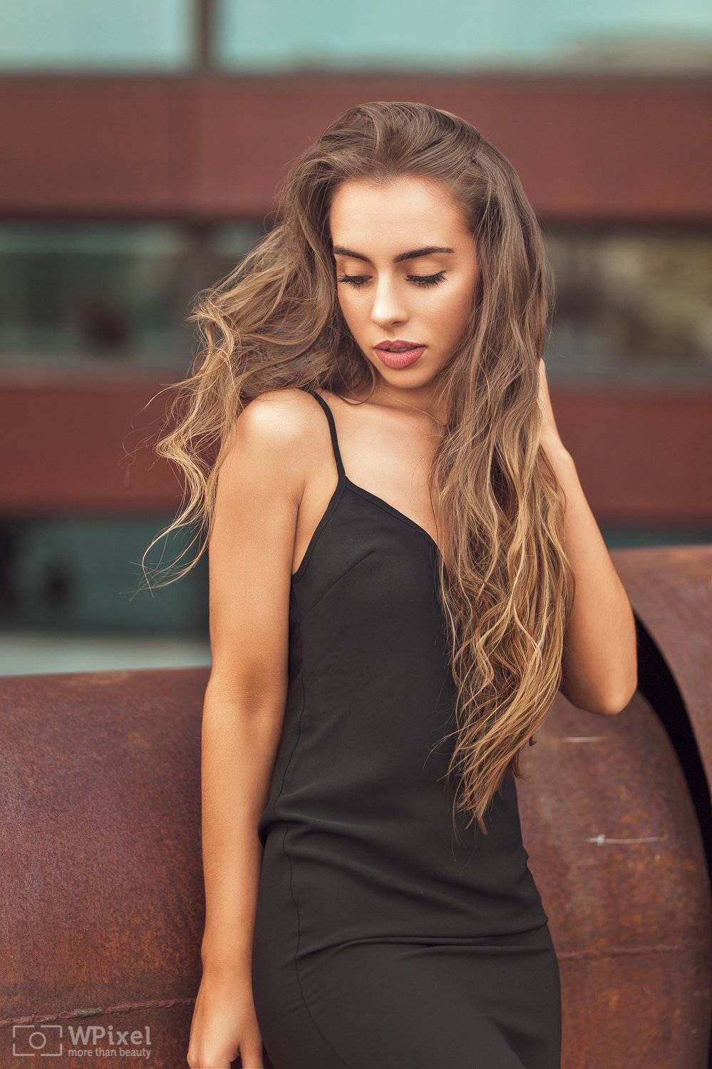 portrait women eyes brunette, Wojtek Polaczkiewicz