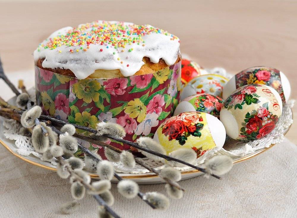 пасха, кулич, верба, Elena Pankova