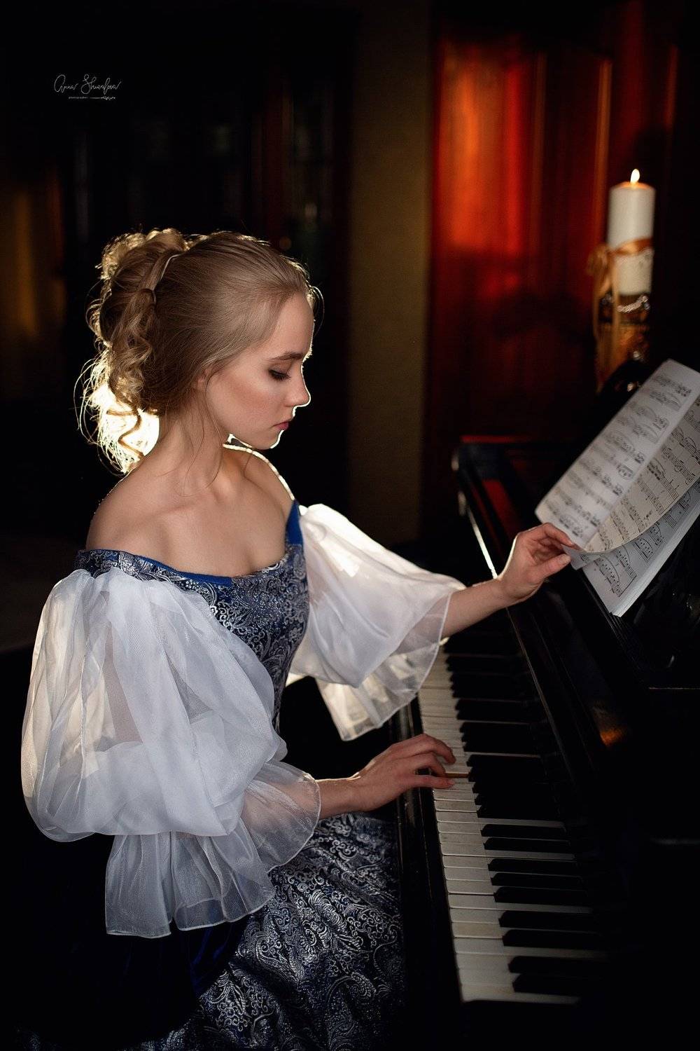 портрет красота девушка арт, Анна Шувалова