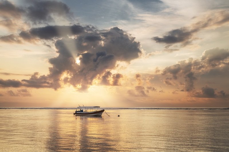 Рассвет, утро, море, бали Рассвет  фото превью