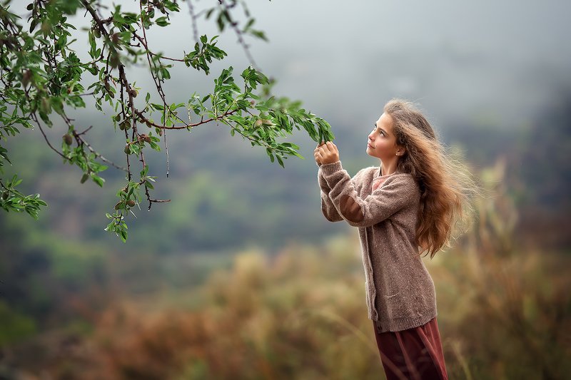 туман девочка миндаль *** фото превью