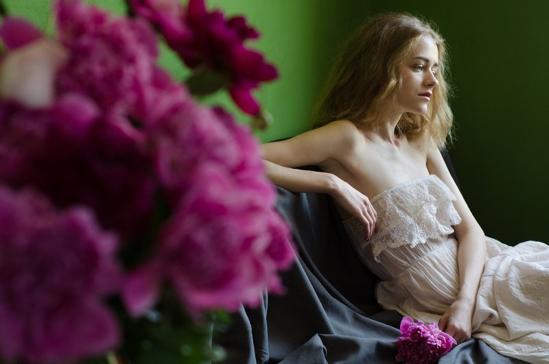 nude, portrait, eugenereno Paeonia фото превью
