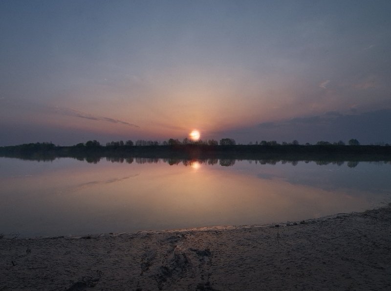 Рассвет над Окой фото превью