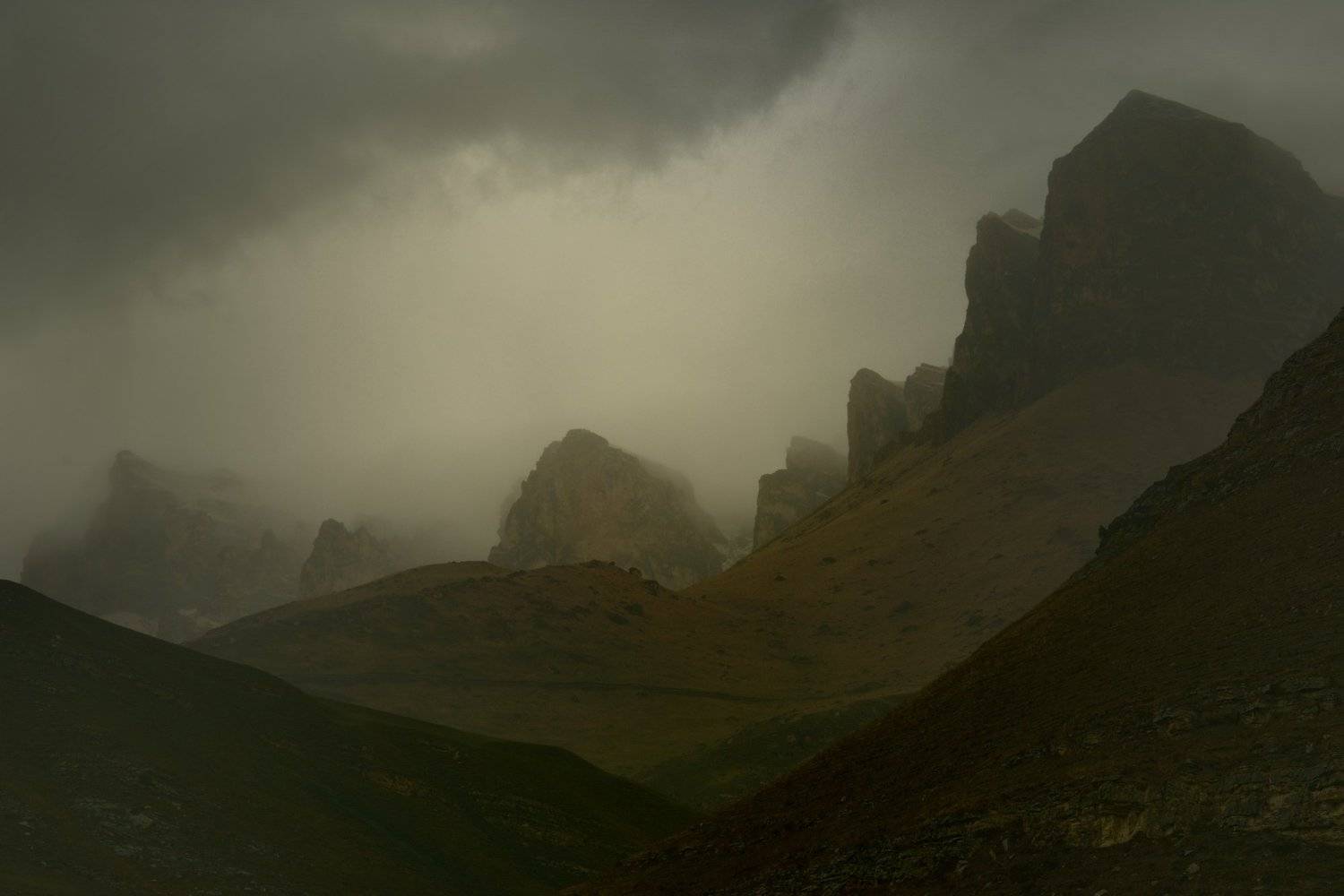 горы весна кавказ непогода, Александр Жарников