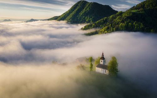 St.Thomas church at sunrise