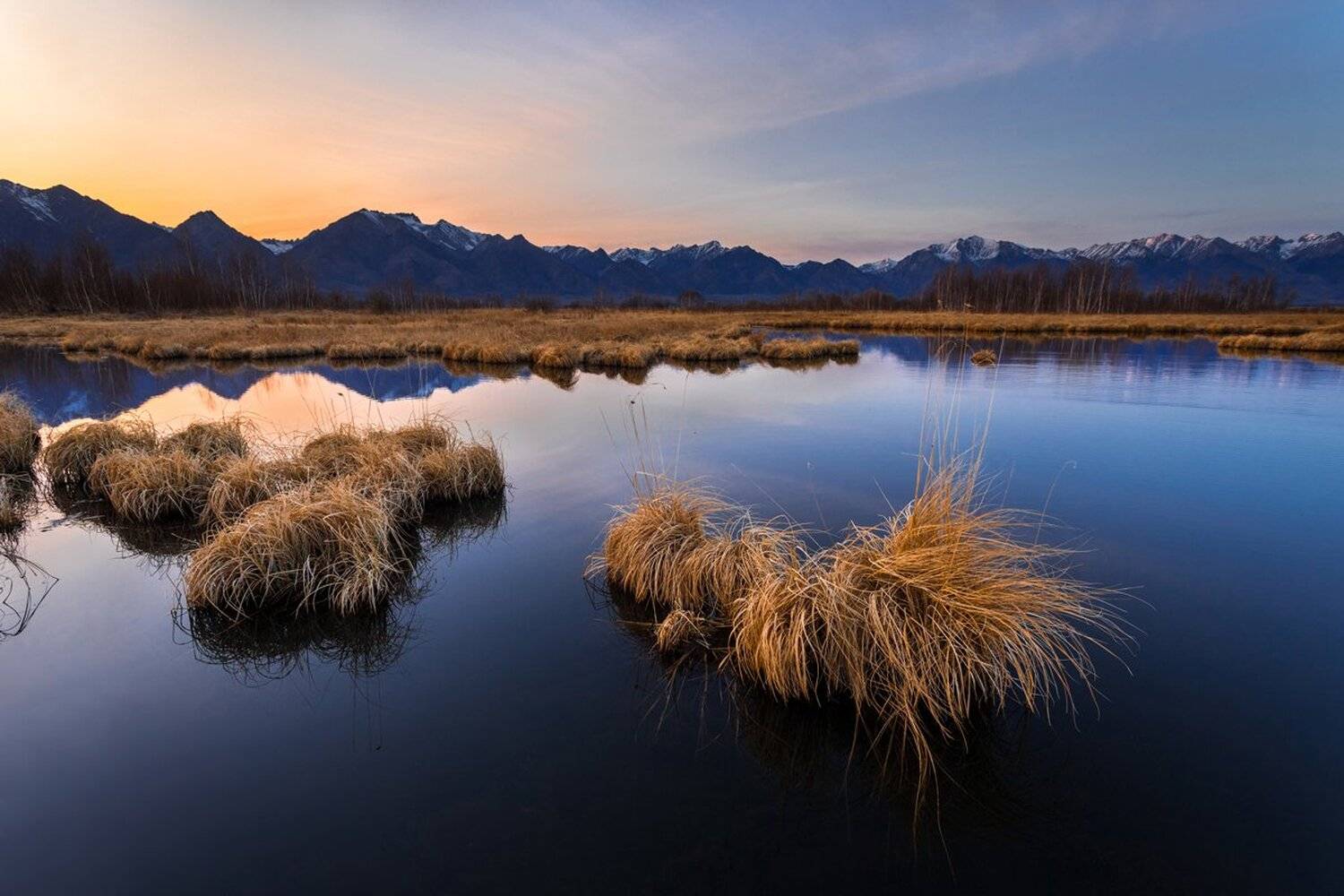 койморские, озёра, аршан, бурятия, тункинская, долина, сибирь, дальний , восток, закат, Вячеслав Мельников