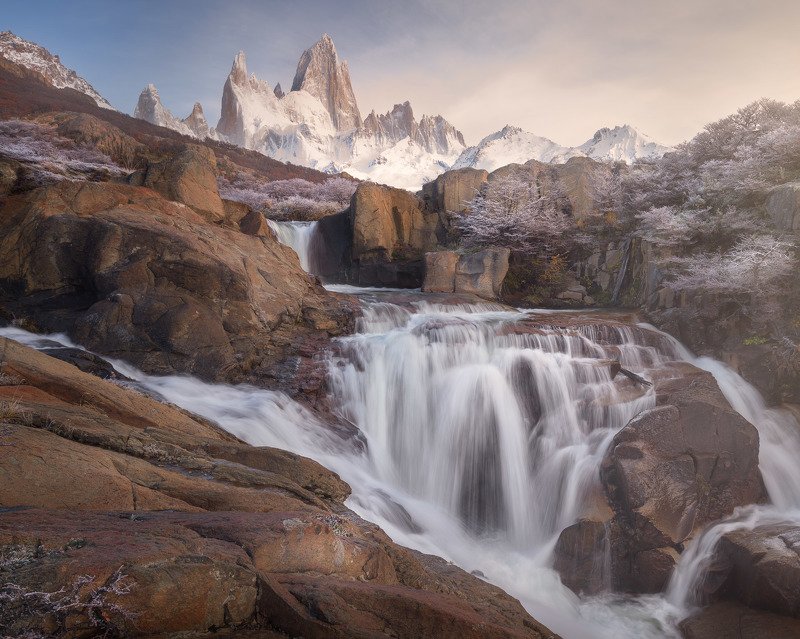 america, andes, argentina, autumn, beautiful, blue, canyon, cascada, cascade, chalten, clouds, el, fitz, fitzroy, frost, glaciares, glacier, gorge, granite, hiking, landmark, landscape, monte, morning, mount, mountain, national, nature, outdoor, park, pat The Threads of Life фото превью
