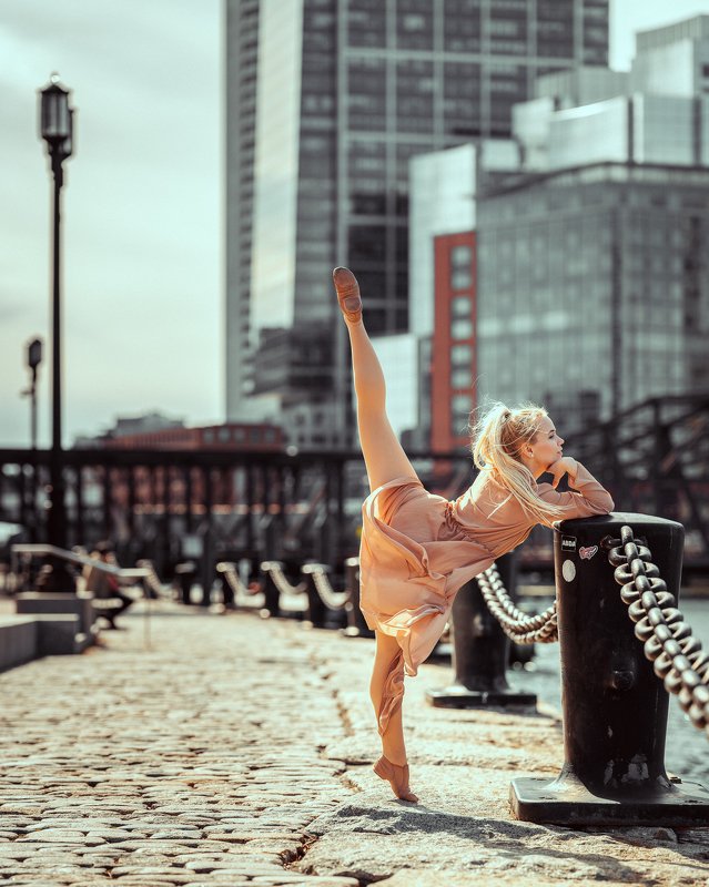 girl, dancer, model, woman, female, beautiful, city, boston Agnieszka in Boston фото превью