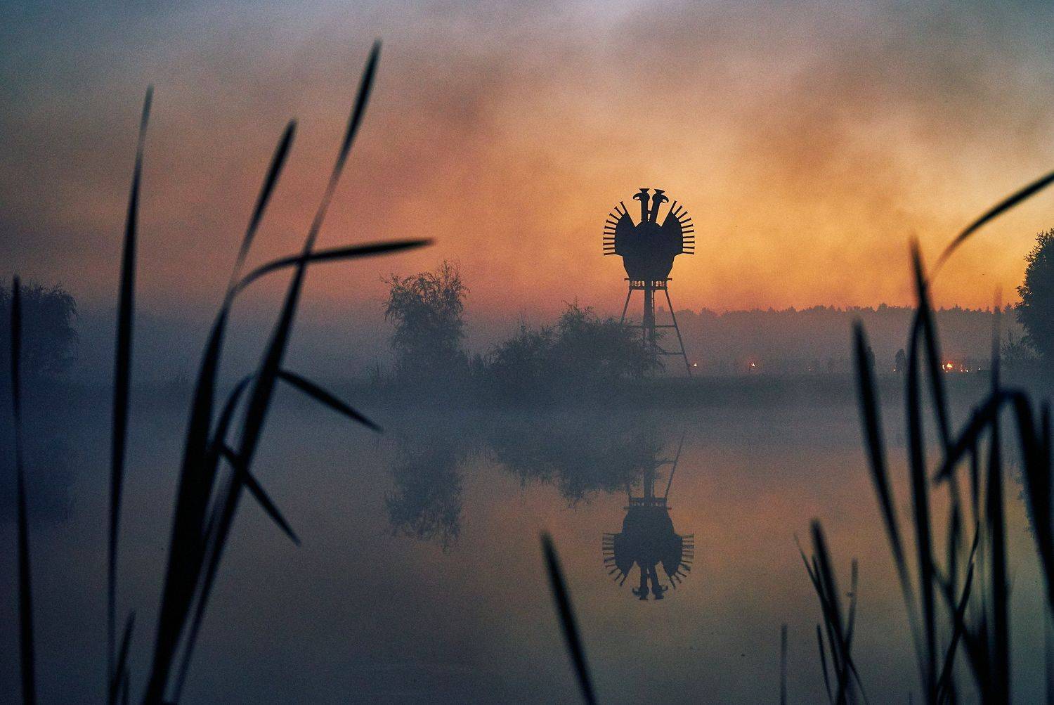 никола-ленивец, арт-объект, закат, Марк Кривошеин