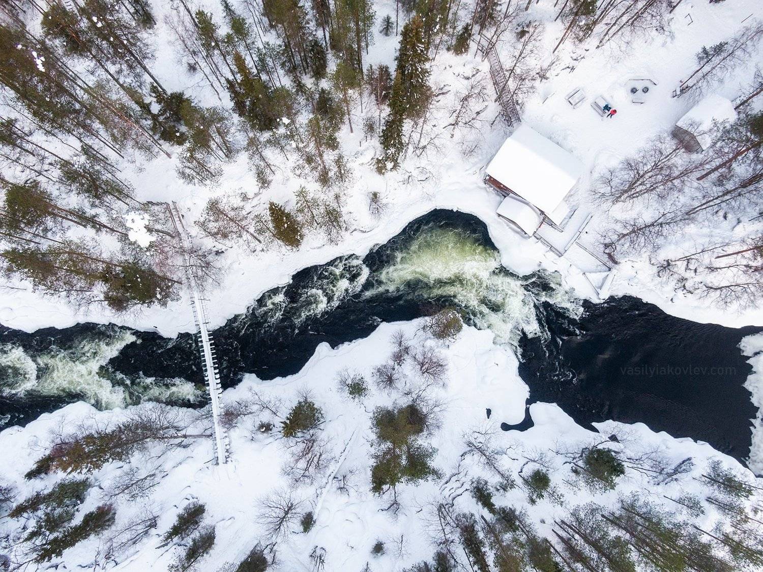 финляндия, лапландия, зима, Василий Яковлев