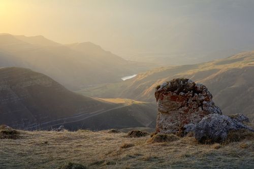 Весеннее утро в горах