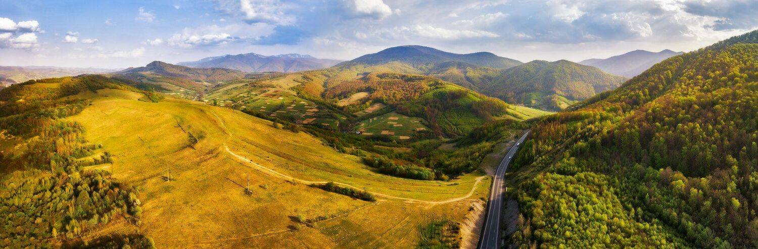 весна, карпаты, закарпатье, горы, апрель, вечер, Вейзе Максим