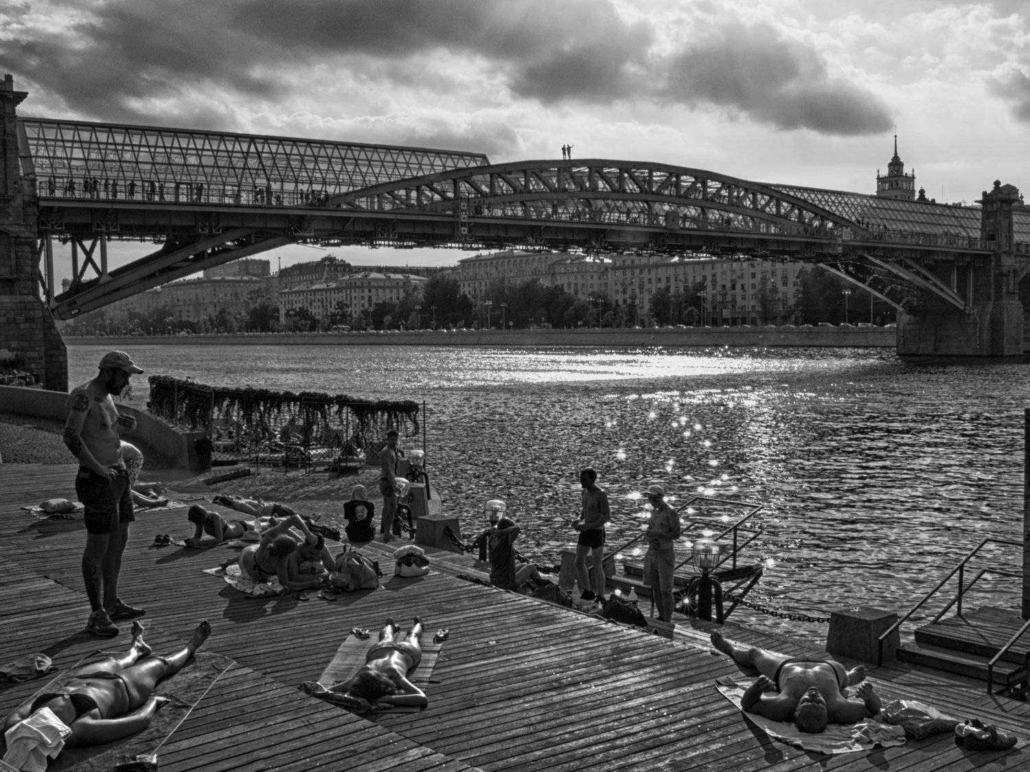 Black and white, Monochrome, Moscow, Russia, Street, Elena Beregatnova