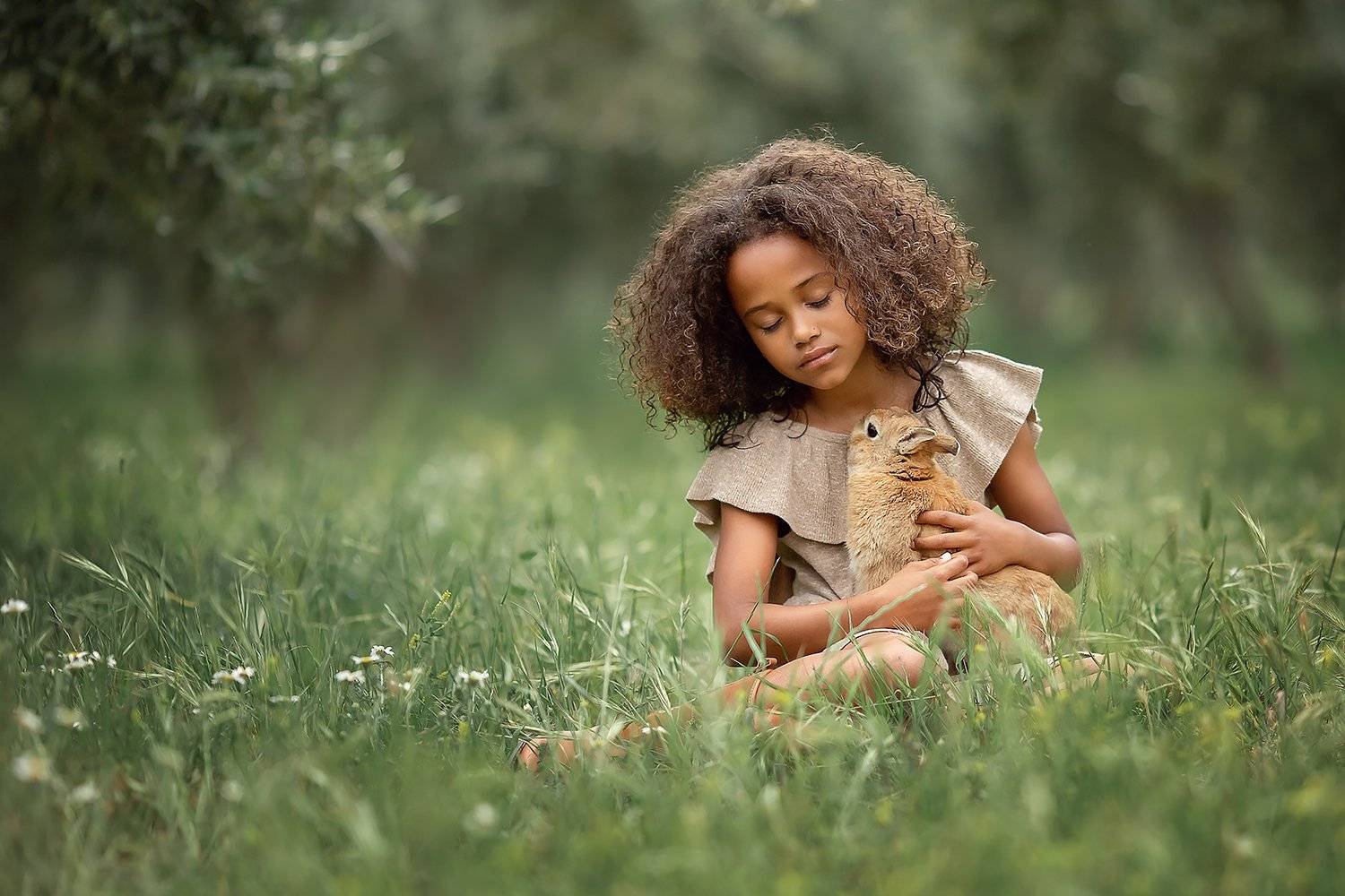 кролик девочка мулатка кудряшка, Екатерина Белоножкина