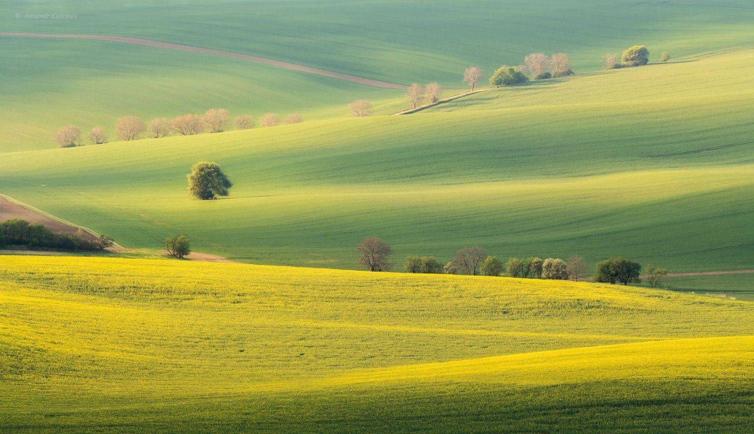 моравия, рассвет, пейзаж, Александр Кукринов