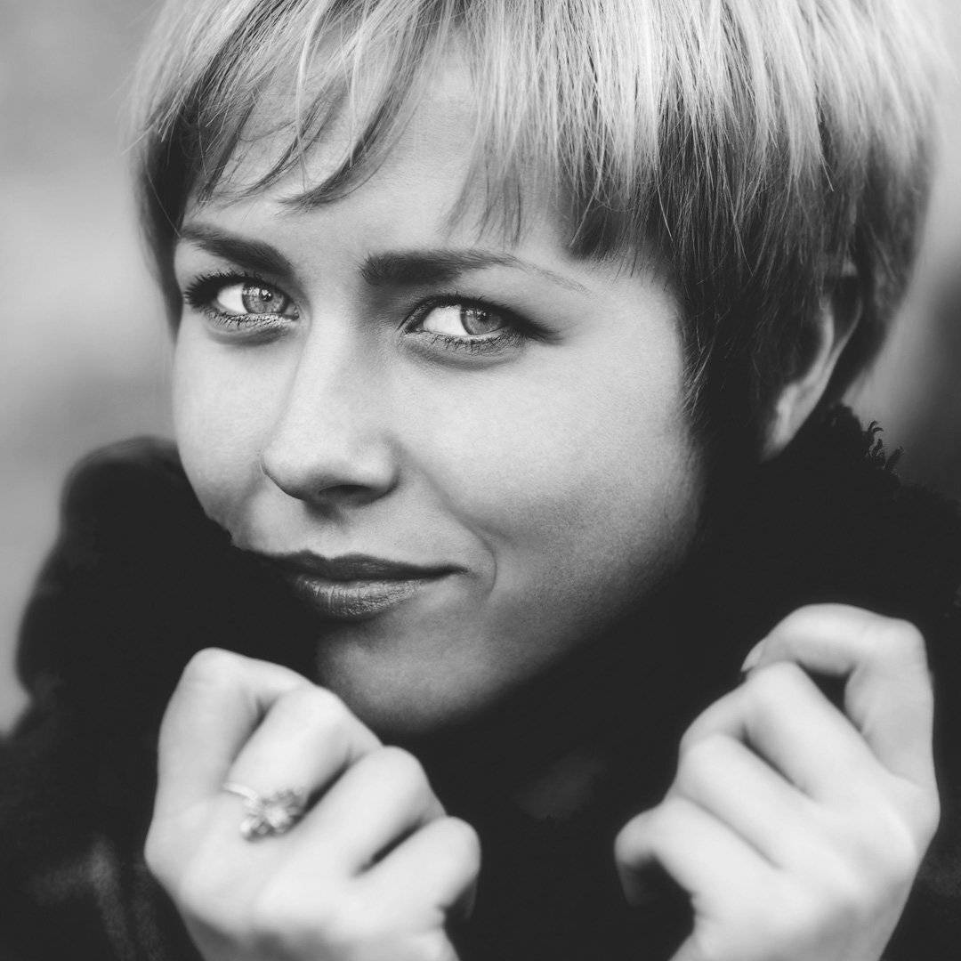 девушка, портрет, чб, Владимир Тузлай