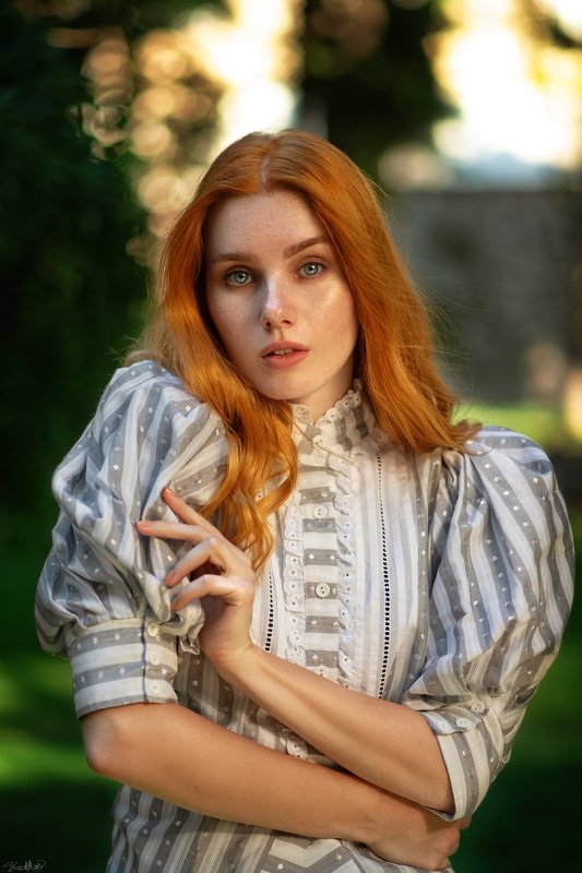 freckles, portrait, redhead, art, model, redhair, natural light, 85mm, nikon, istanbul, pretty, girl, beautiful, female, beauty, nature, sunset, sunlight, eyes Christine фото превью
