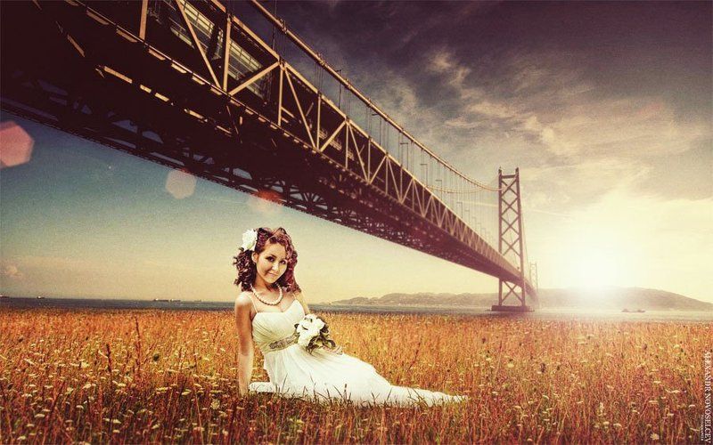 У моста фото превью