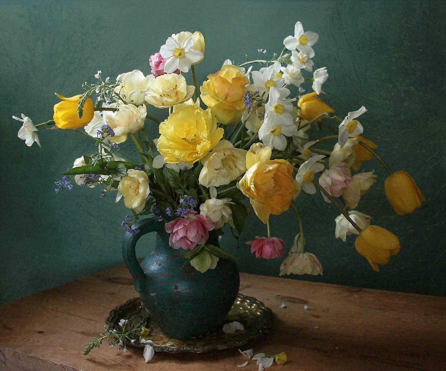 весна, натюрморт, букет цветов, тюльпаны, марина филатова, Марина Филатова