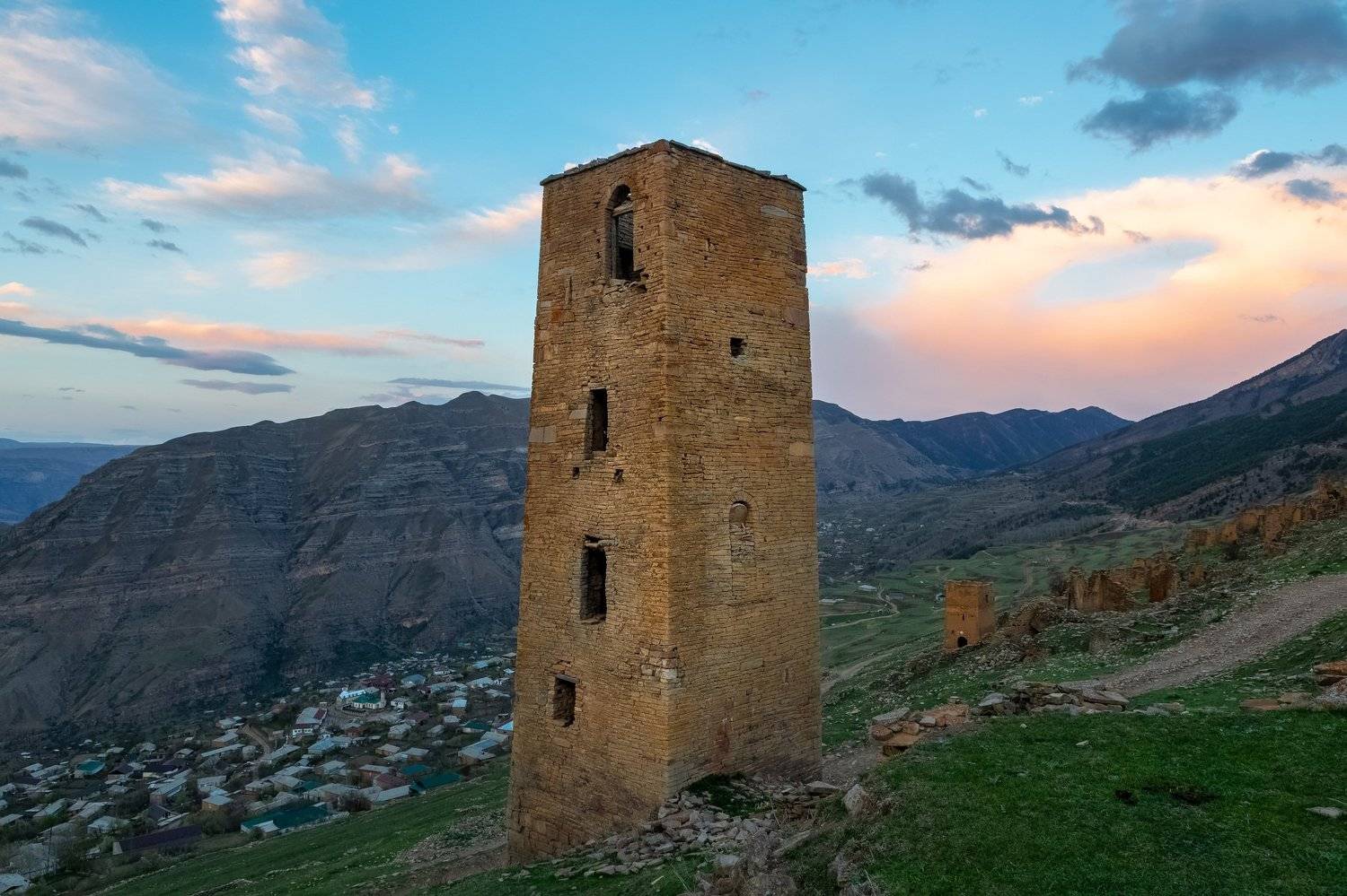 Старый Гоор на закате. Дагестан. Автор: Alfia Safuanova , Alfia Safuanova