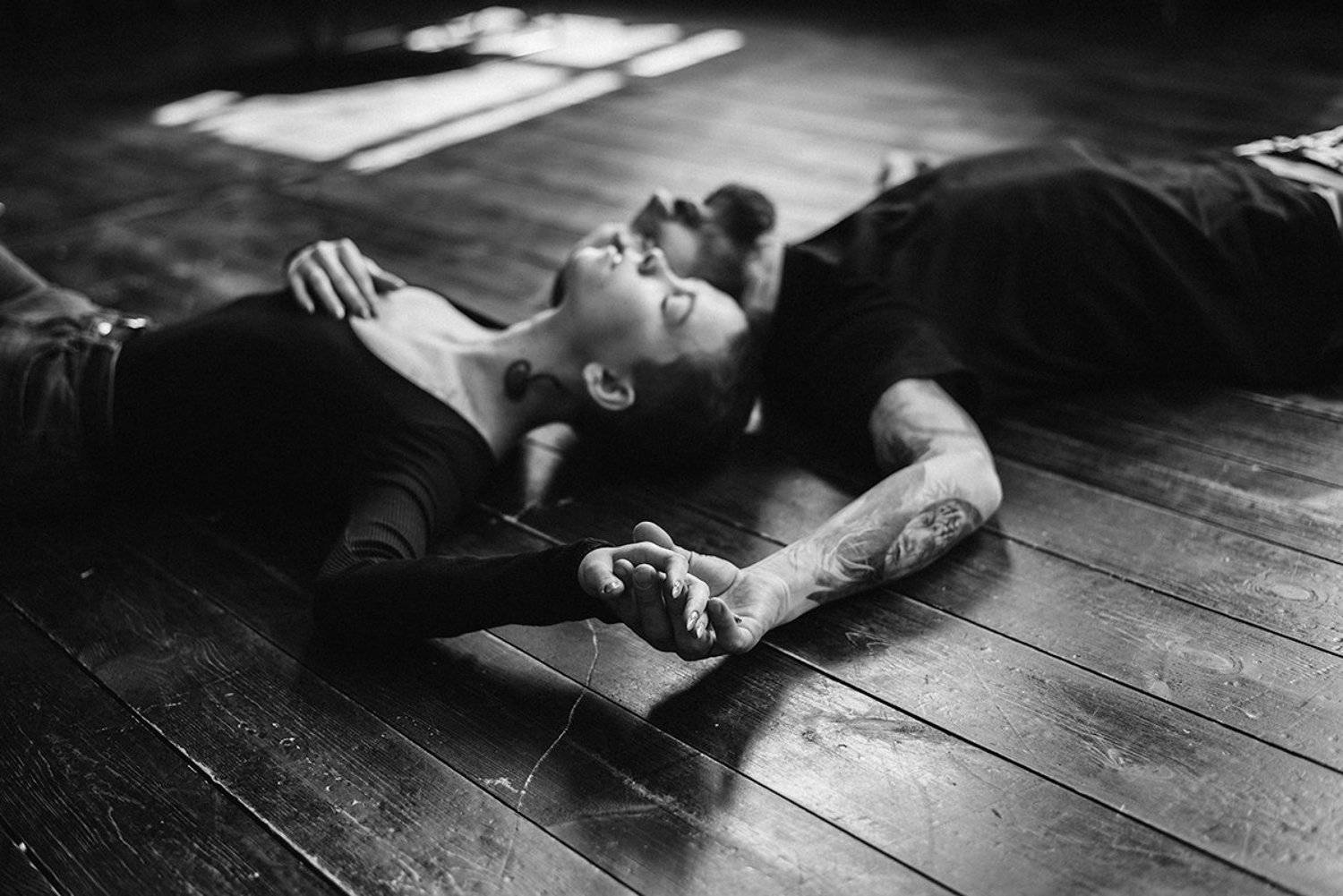 вишни на чердаке, портрет, пара, честность, черно-белое фото, концептуальное фото, Марина Щеглова