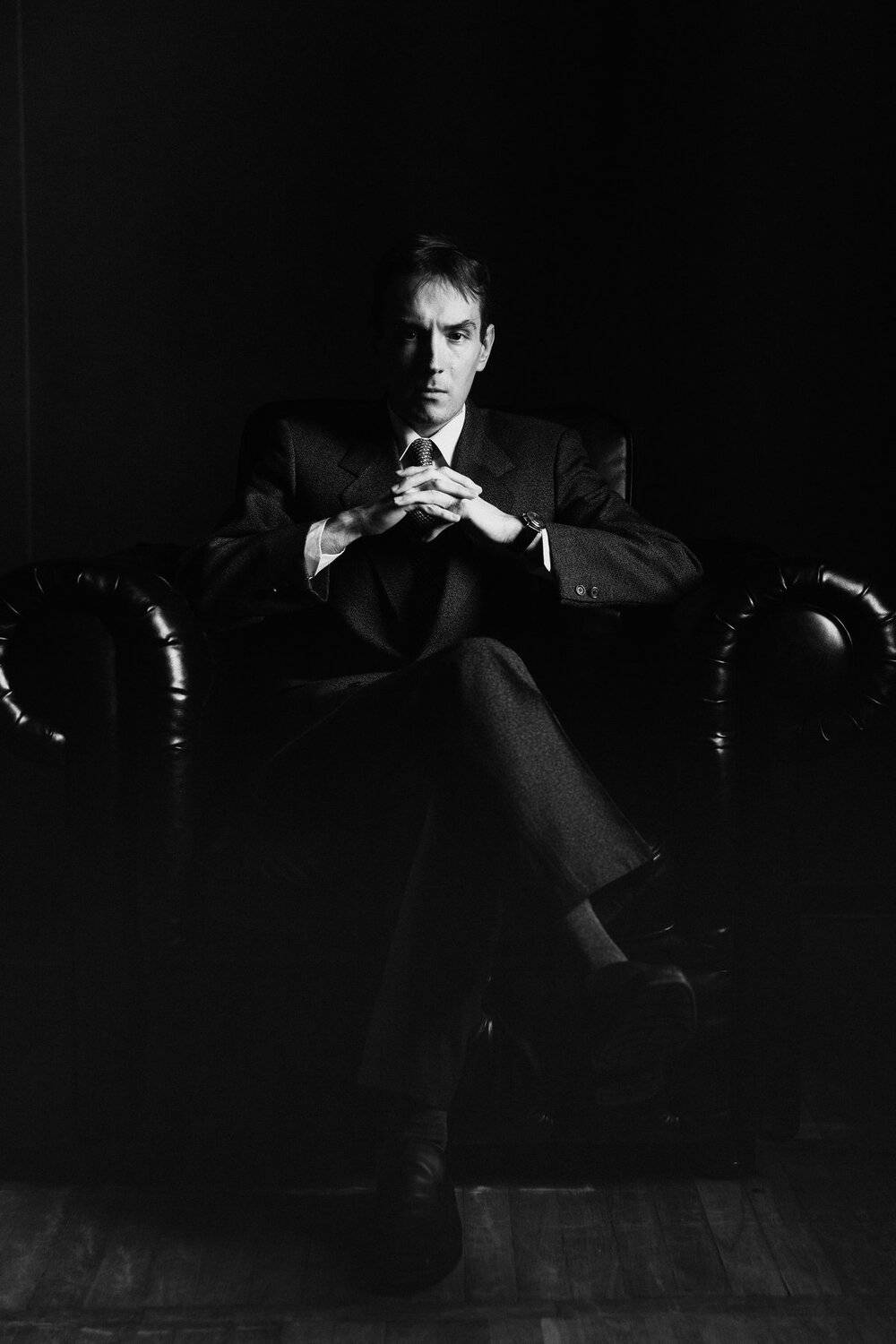 мужчина портрет черно белое чб, Роман Моско