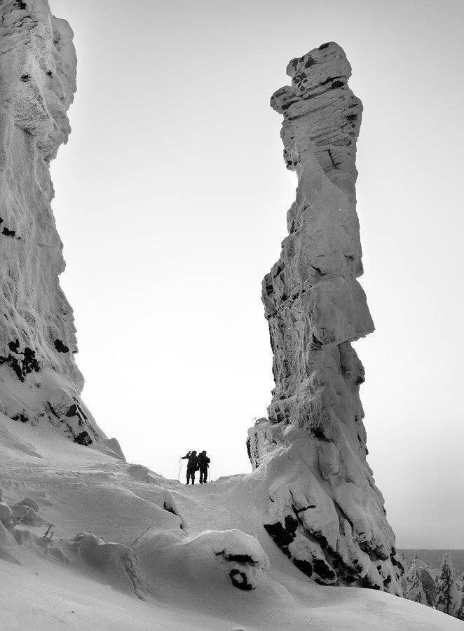 урал, зима, скалы, колчимский камень, Сергей Макурин