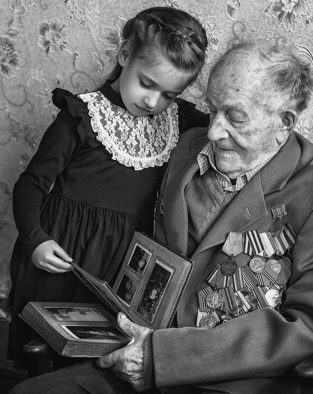 правнучка прадедушка семейный альбом Прадедушка фото превью