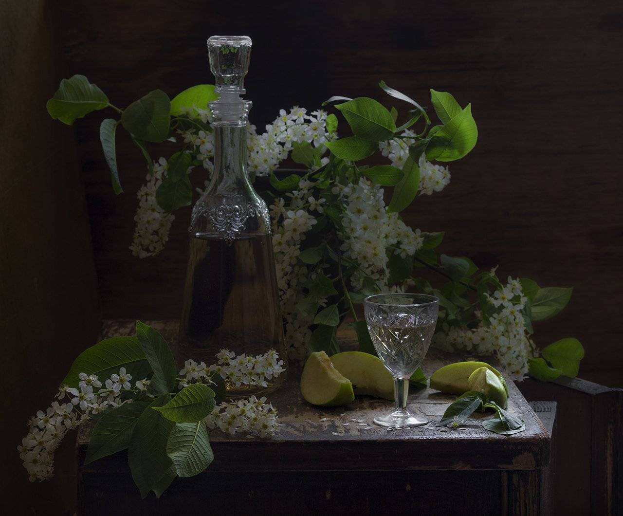 натюрморт,май,черёмуха, Елена Рубинская