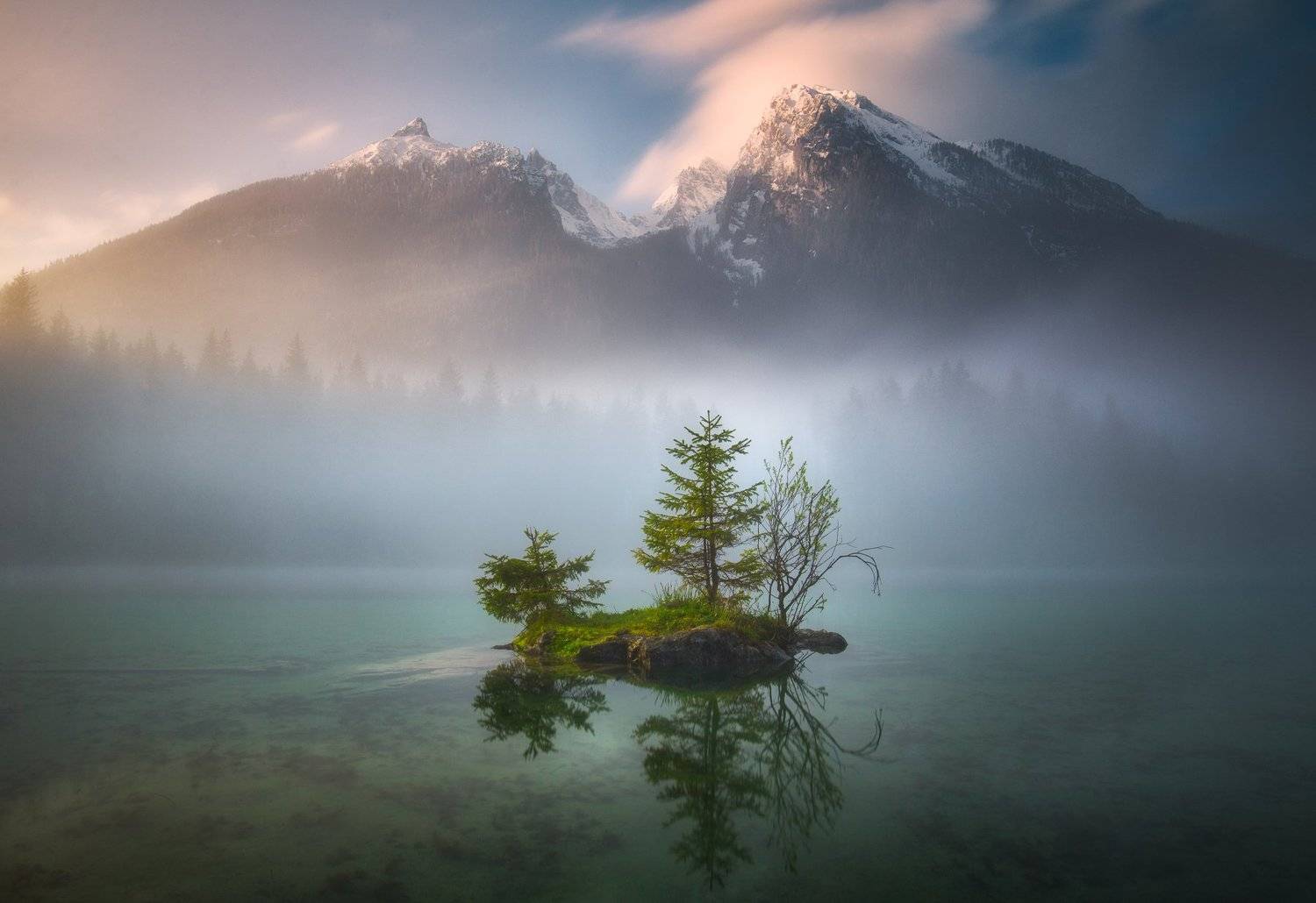 sunrise,morning,fog,travel,mountains,alps,bavaria, Olegs Bucis