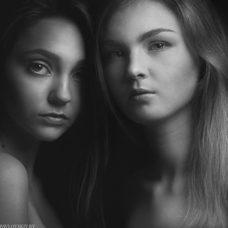 portrait, woman, light, canon, minsk, beautiful, girl Two girls фото превью