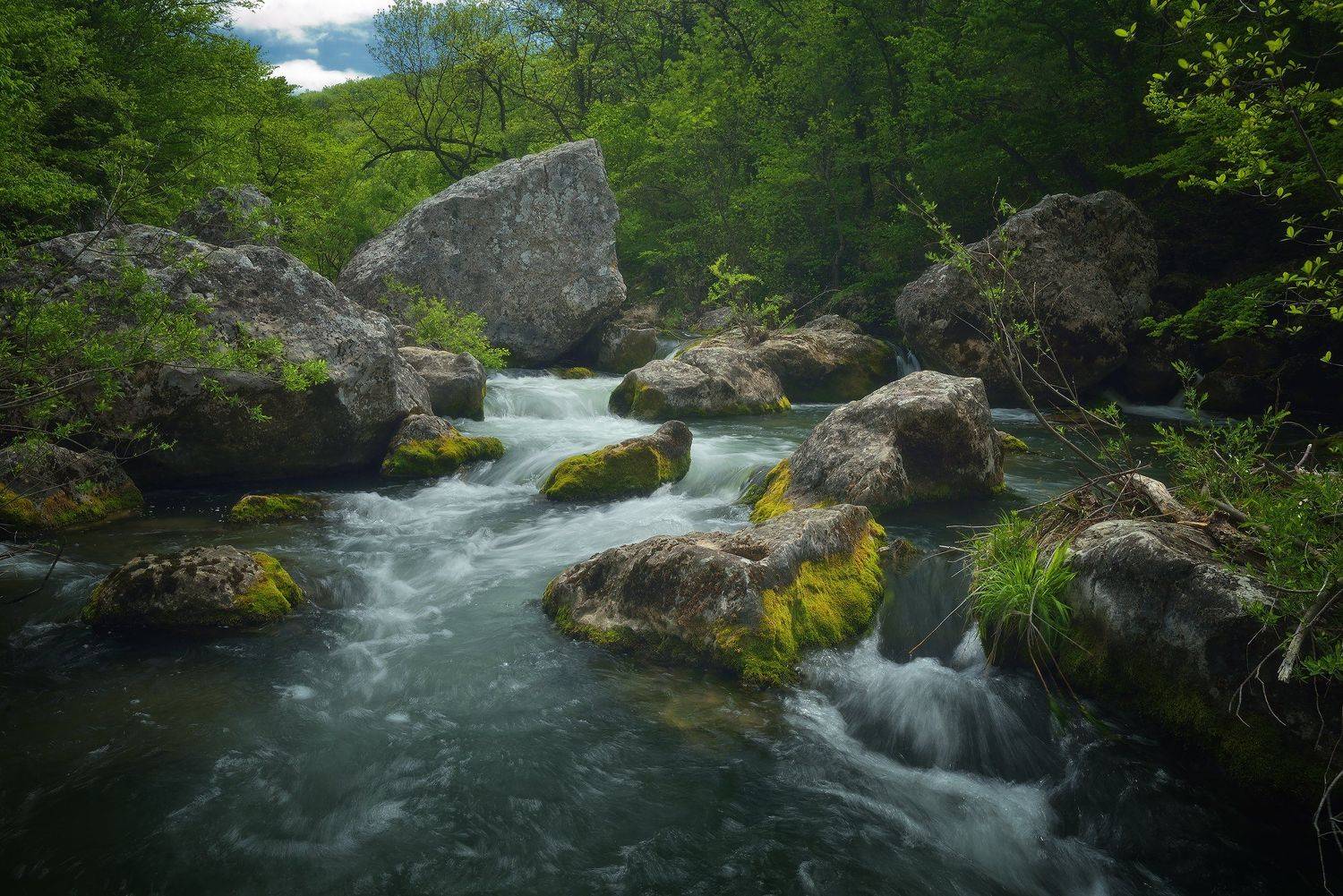 крым, природа, весна, горы, река, лес, Алексей Никонов