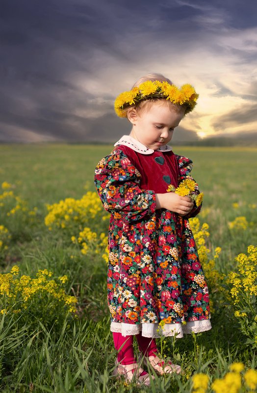 Весна и одуванчики фото превью