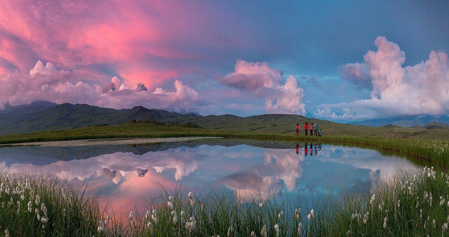 камчатка, пейзаж, лето, рассвет, пейзаж, природа, путешествие, фототур, озеро, Денис Будьков