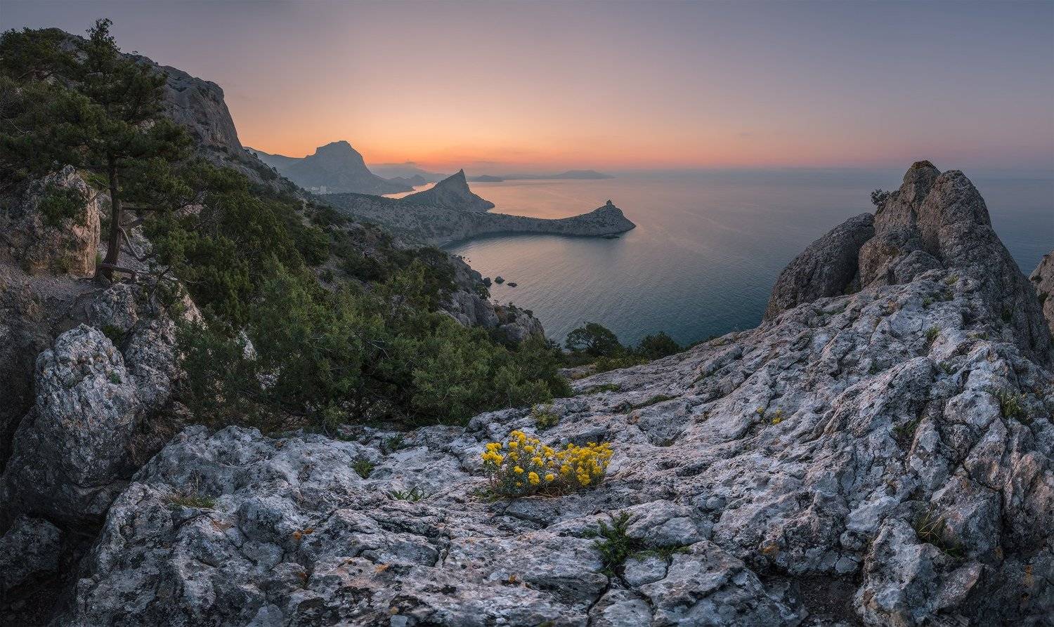 крым новый свет рассвет весна май, Николай Мысливцев
