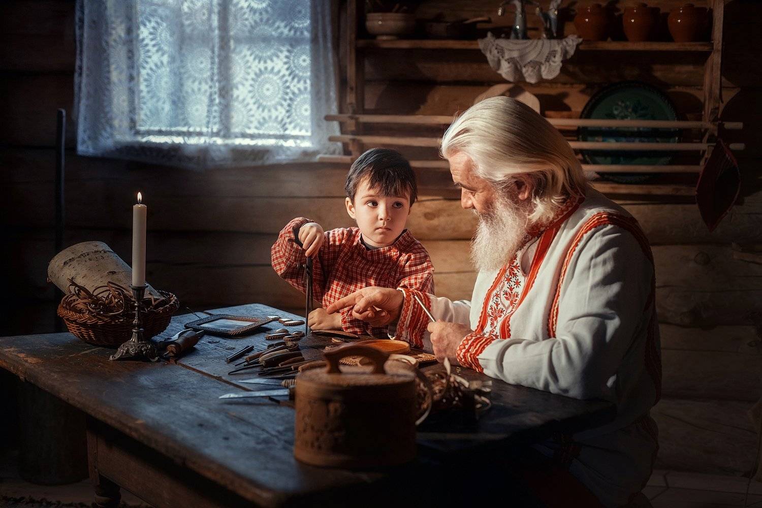 дедушка, внук, дети, дед, мальчик, kids, children, Оксана Пипкина