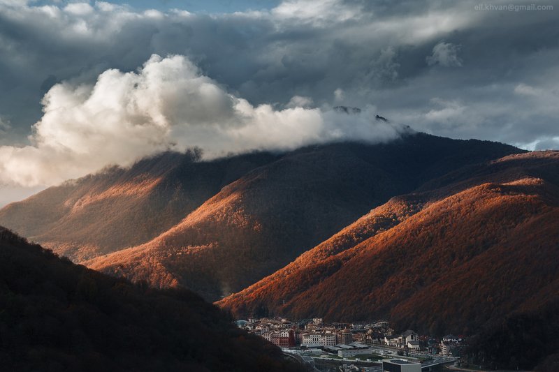 Красная Поляна, Сочи Осень в Красной Поляне фото превью