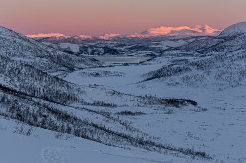 Закат на севере