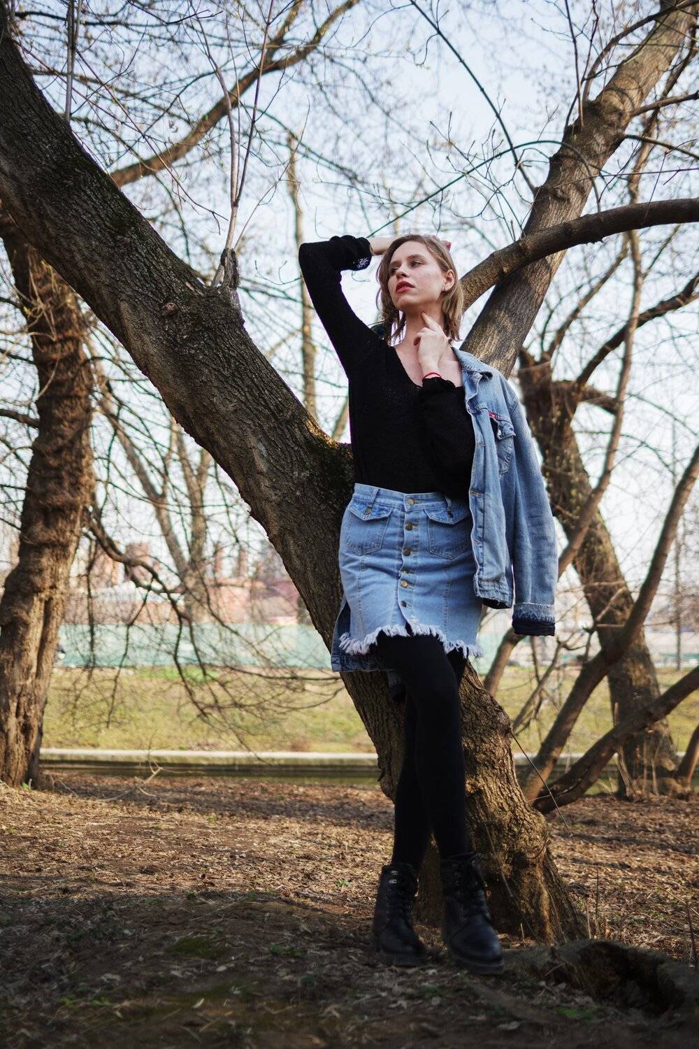 fashion, дерево, портрет, Алексей Егоров