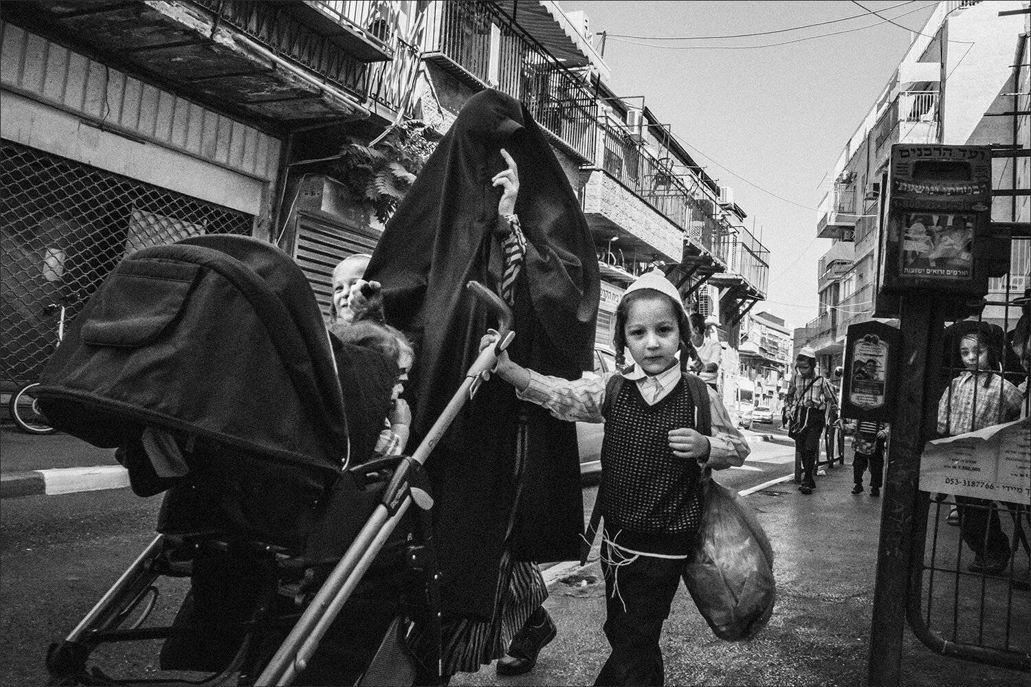 Israel, Jerusalem, bw, street, Denis Buchel (Денис Бучель)